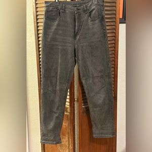 American Eagle Curvy Mom Jeans Stretch Black/Grey